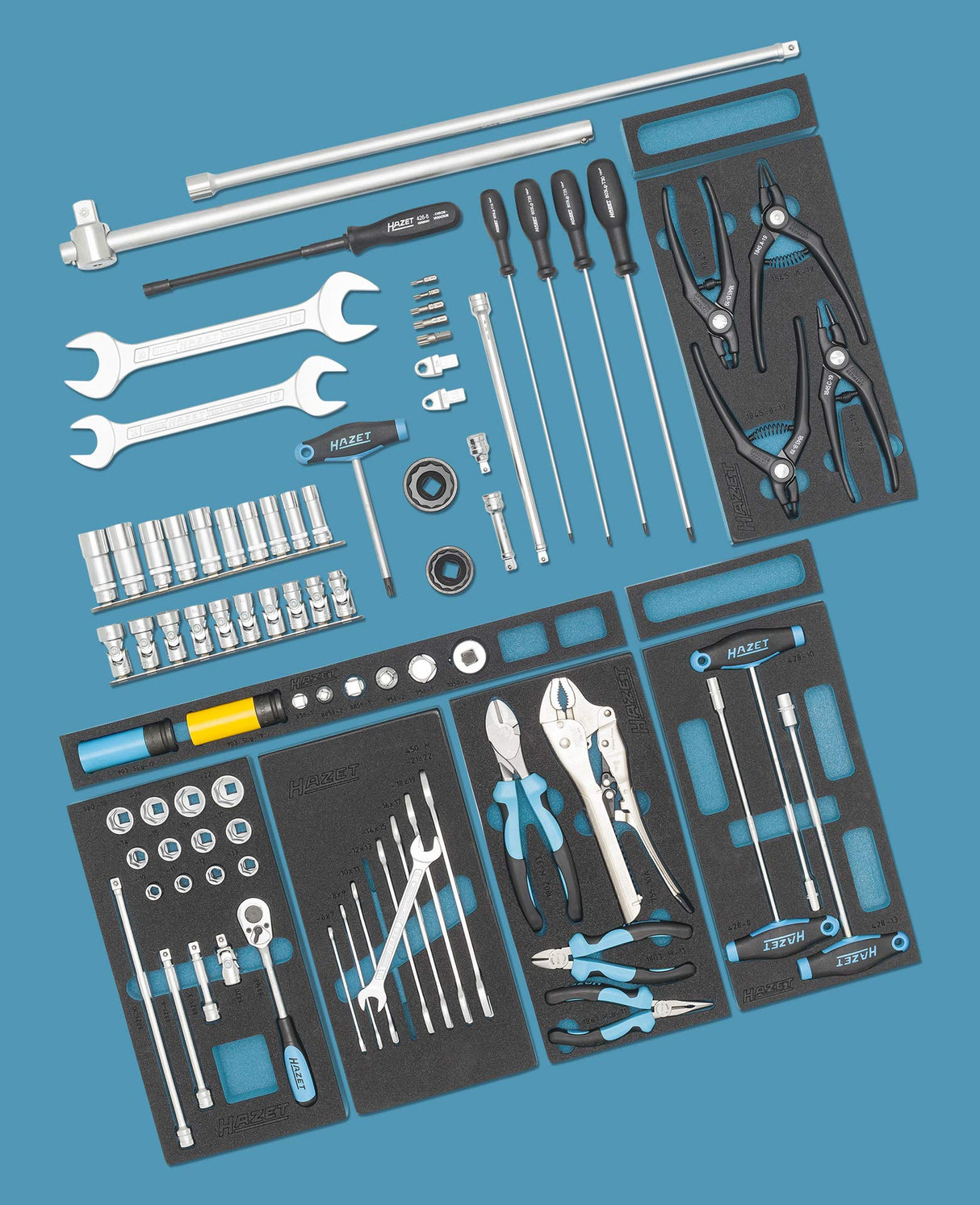 HAZET 0-2500-163/86 Surtido de herramientas complementarias para Audi, multicolor