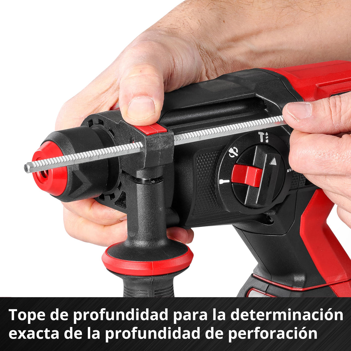 Einhell Professional Martillo perforador con batería TP-HD 18/22 D Li BL-Solo Power X-Change (18 V, sin escobillas, 2,3 J, SDS-plus, potencia en hormigón, empuñadura en D, maletín, sin batería)