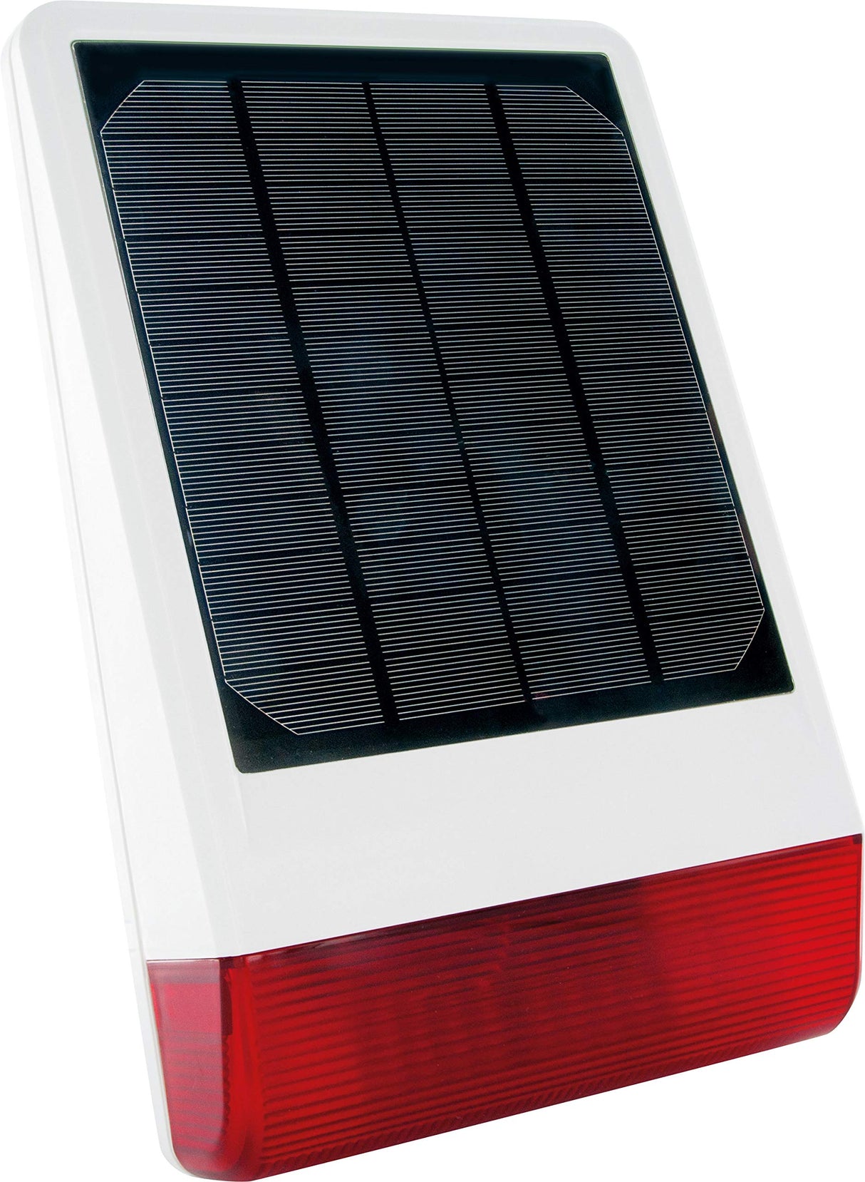 SCHWAIGER -ZHS14- Sirena para exteriores con energía solar, WiFi, protocolo Z-Wave, blanco