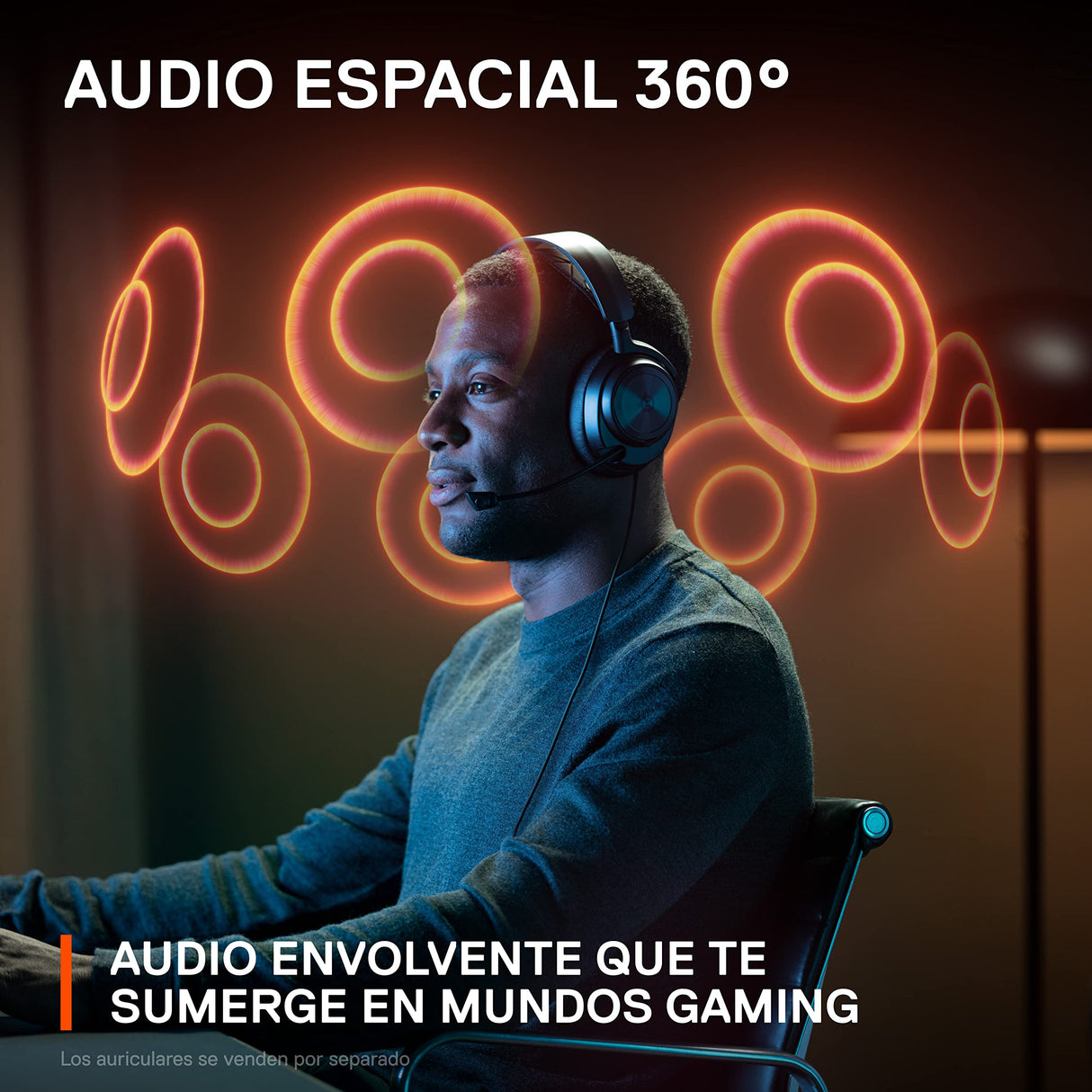 SteelSeries GameDAC Gen 2 Amplificador de Audio de Alta resolución - ESS Sabre Quad-DAC - Cancelación de Ruido por IA - Audio Espacial 360° - Certificado de Alta resolución - PC, PS5, PS4