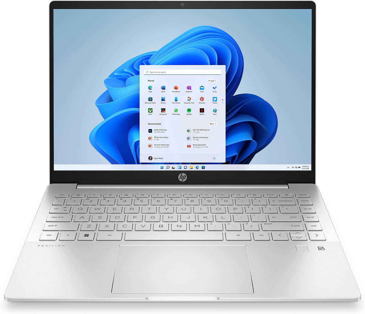 Laptop HP Pavilion Plus 14-eh0000sf 14" 2.8K (Intel Core i5-12500H, 16GB RAM, 512GB SSD, Windows 11 Home en modo S) Plata natural