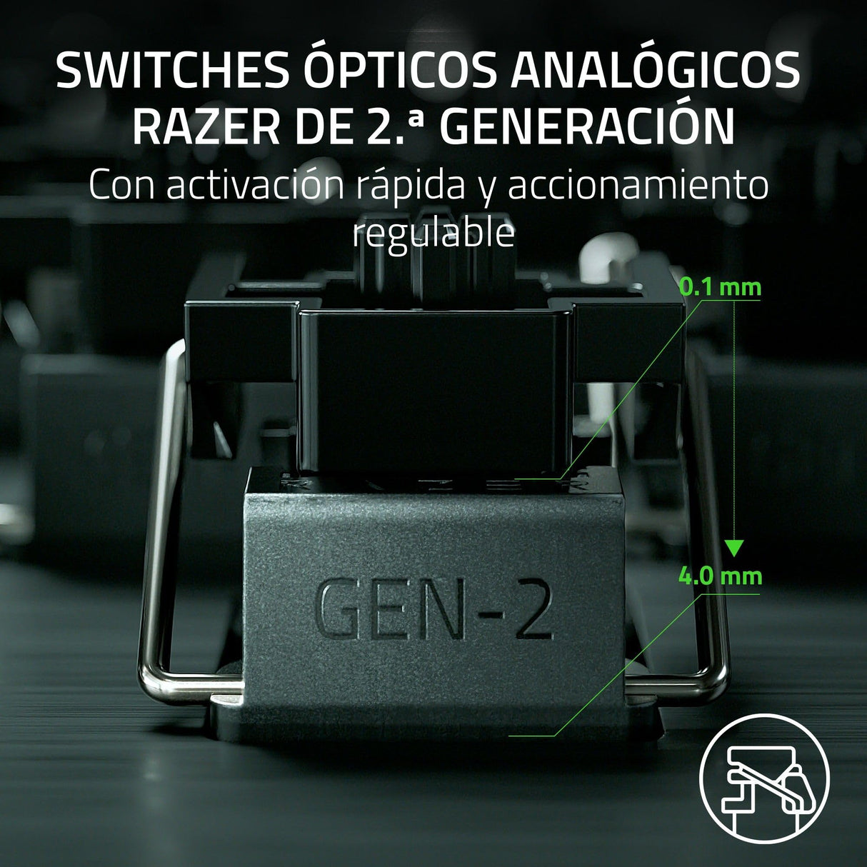 Razer Huntsman V3 Pro TKL - A Teclado óptico analógico para Esports (Modalità Attivazione Rapida, Dial Digital multifunción y Botones de Control específicos) US-Layout | Negro