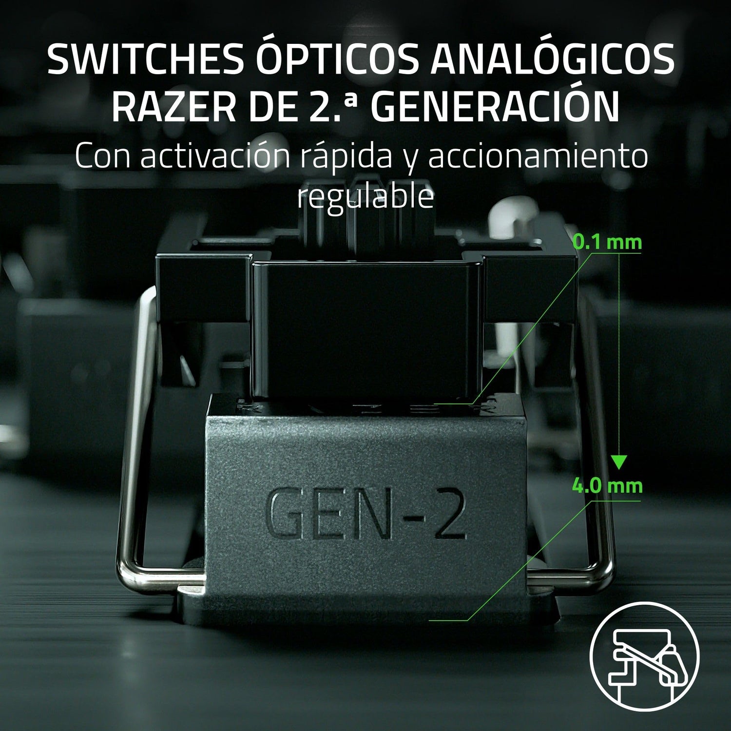Razer Huntsman V3 Pro TKL - A Teclado óptico analógico para Esports (Modalità Attivazione Rapida, Dial Digital multifunción y Botones de Control específicos) US-Layout | Negro