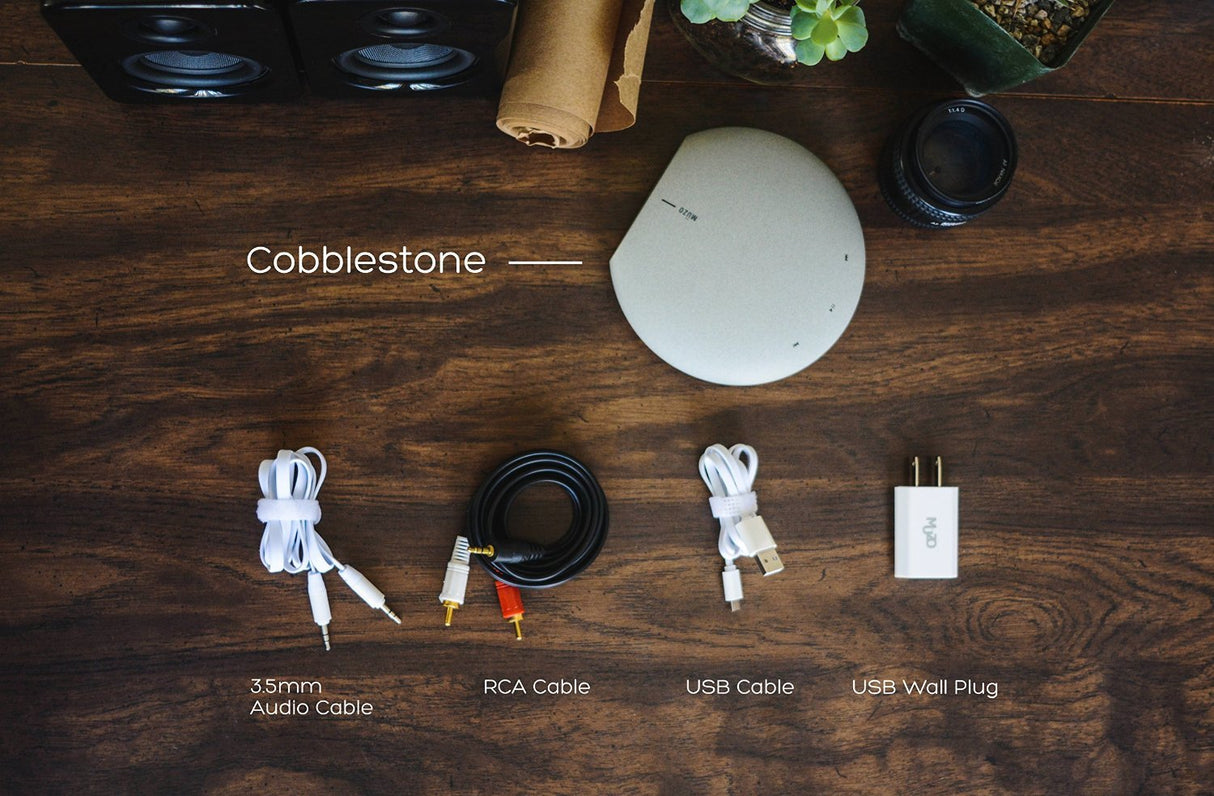 MUZO - Receptor de Audio Wi-Fi de Cobblestone – Transmite música Desde teléfono, Airplay, NAS, Multi-habitación, Hacer Sus Altavoces inalámbricos