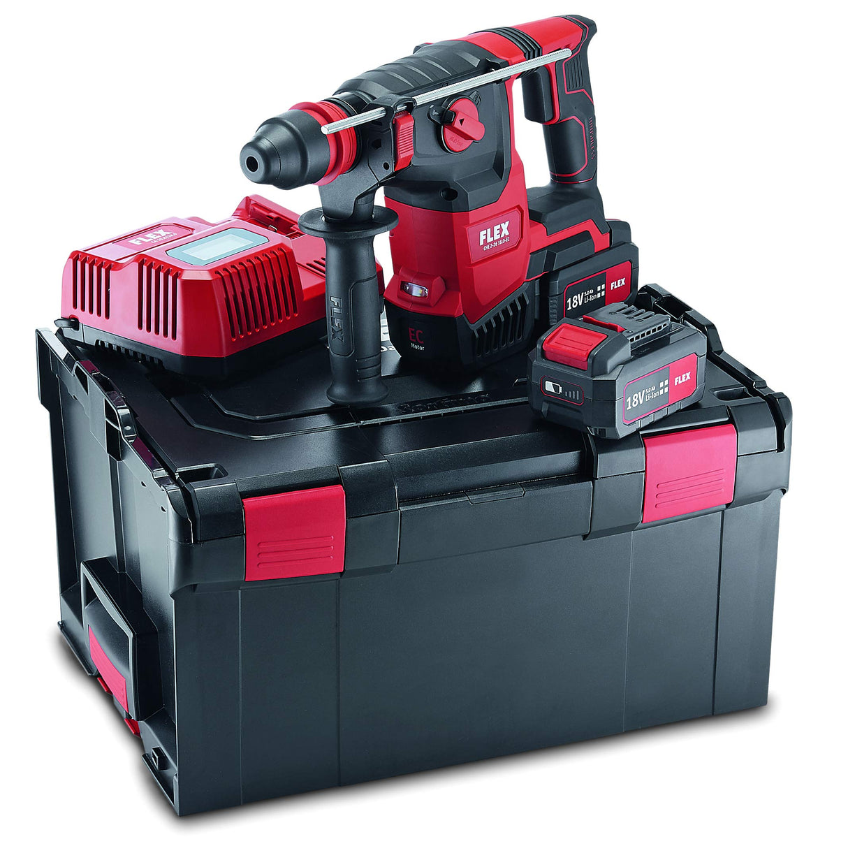Flex CHE 2-26 18.0-EC - Taladro percutor perforador SDS+ sin escobillas (solo cuerpo)