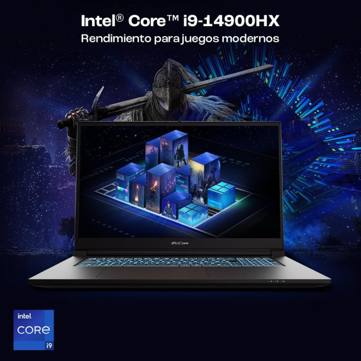 PcCom Laptop Revolt 4060 17,3" 32 GB RAM 1 TB SSD Nvidia Geforce RTX 4060