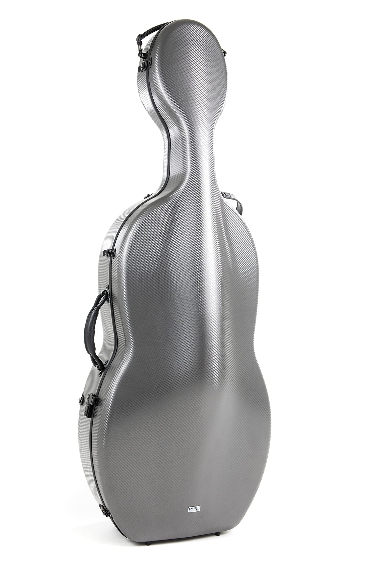 Gewa PS353126 Estuche Cello Policarbonato 4.6, 4/4 Gris Rolly