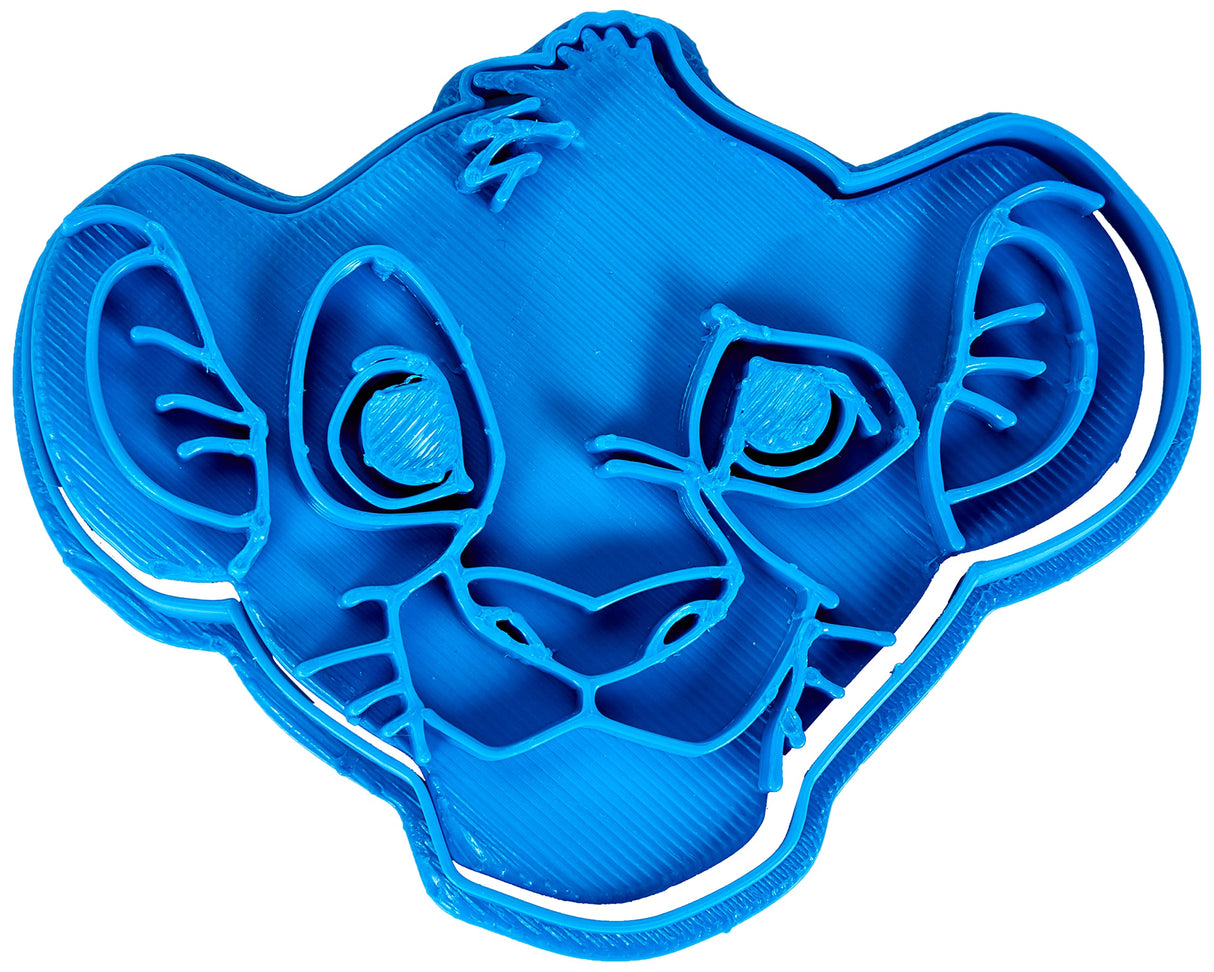 Cuticuter Simba Cara Cortador de Galletas, Azul