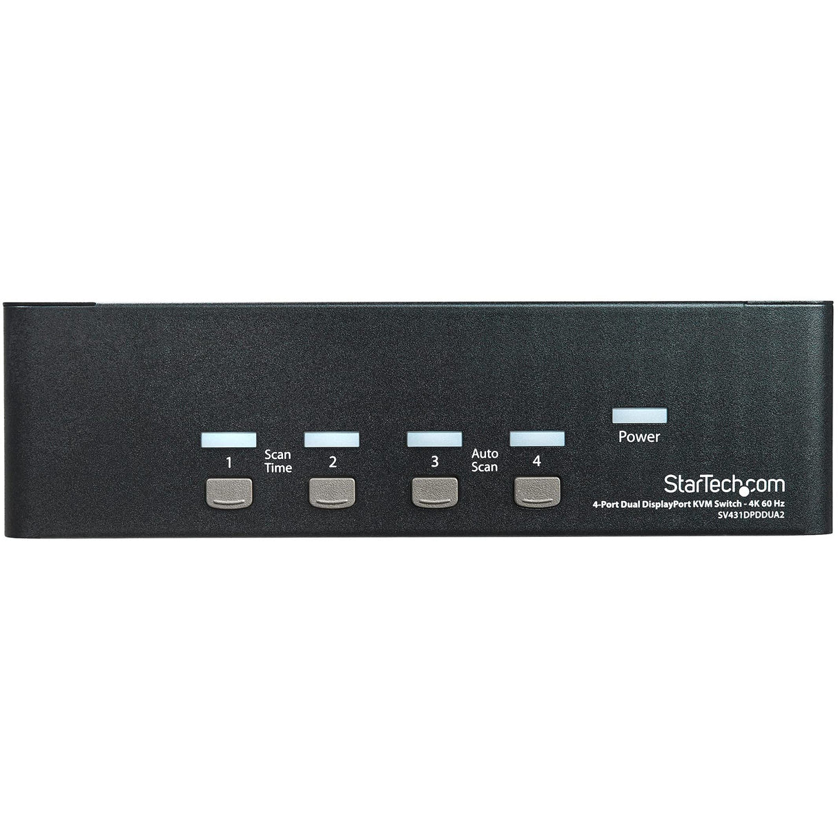 StarTech.com Switch Conmutador KVM de 4 Puertos Dobles DisplayPort de 4K 60Hz - KVM de 4 Puertos Duales DP