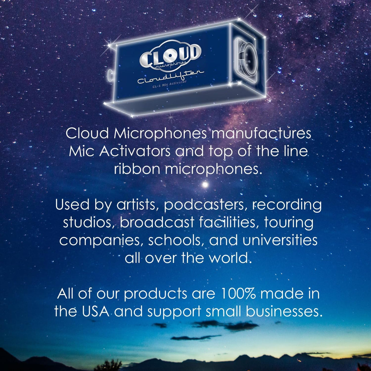 Cloud Microphones - Cloudlifter CL-1 - Activador de Micrófono - Preamplificador de Micrófono Ultra-Limpio - Fabricado en EE. UU.
