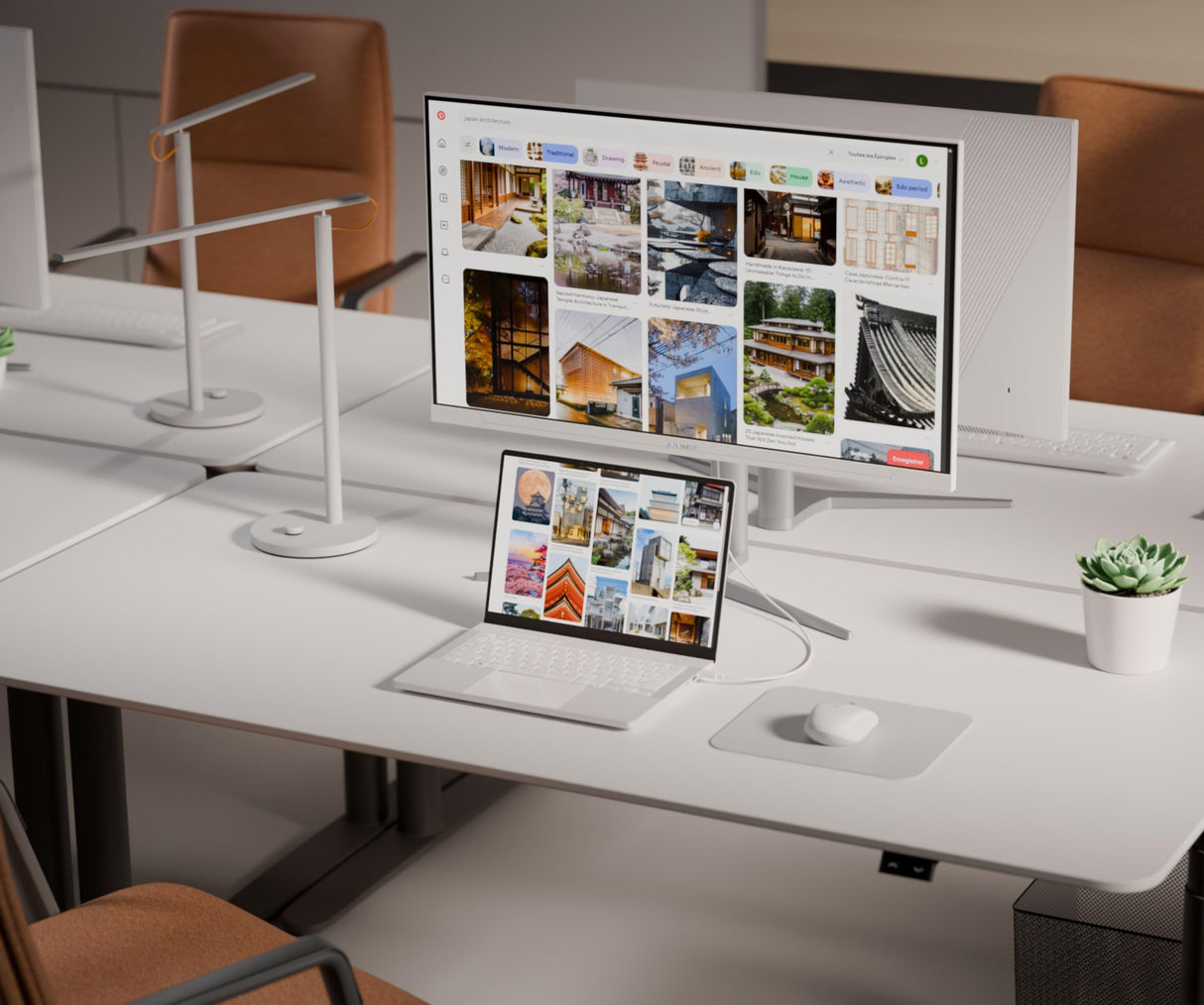 JapanNext Monitor 32" IPS 6K (6016x3384) Blanco