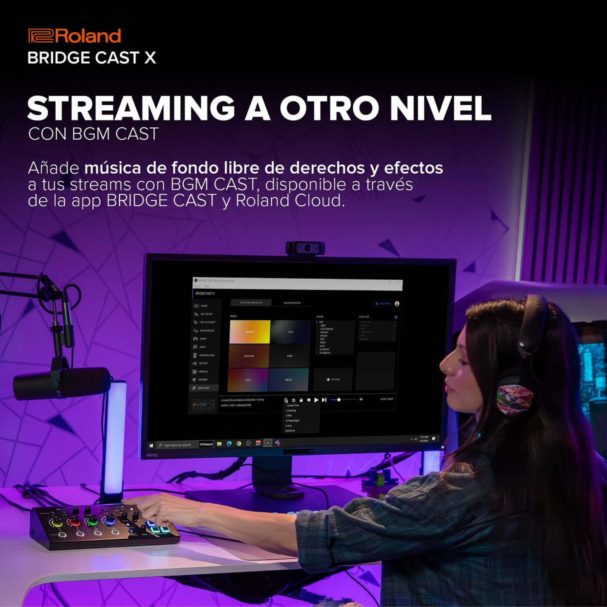 Roland BRIDGE CAST X Dual Bus Gaming Mixer & Video Capture