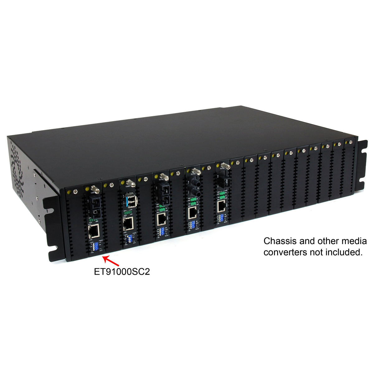 StarTech ET91000SC2 - Conversor de Medios Gigabit Ethernet a Fibra Multimodo SC