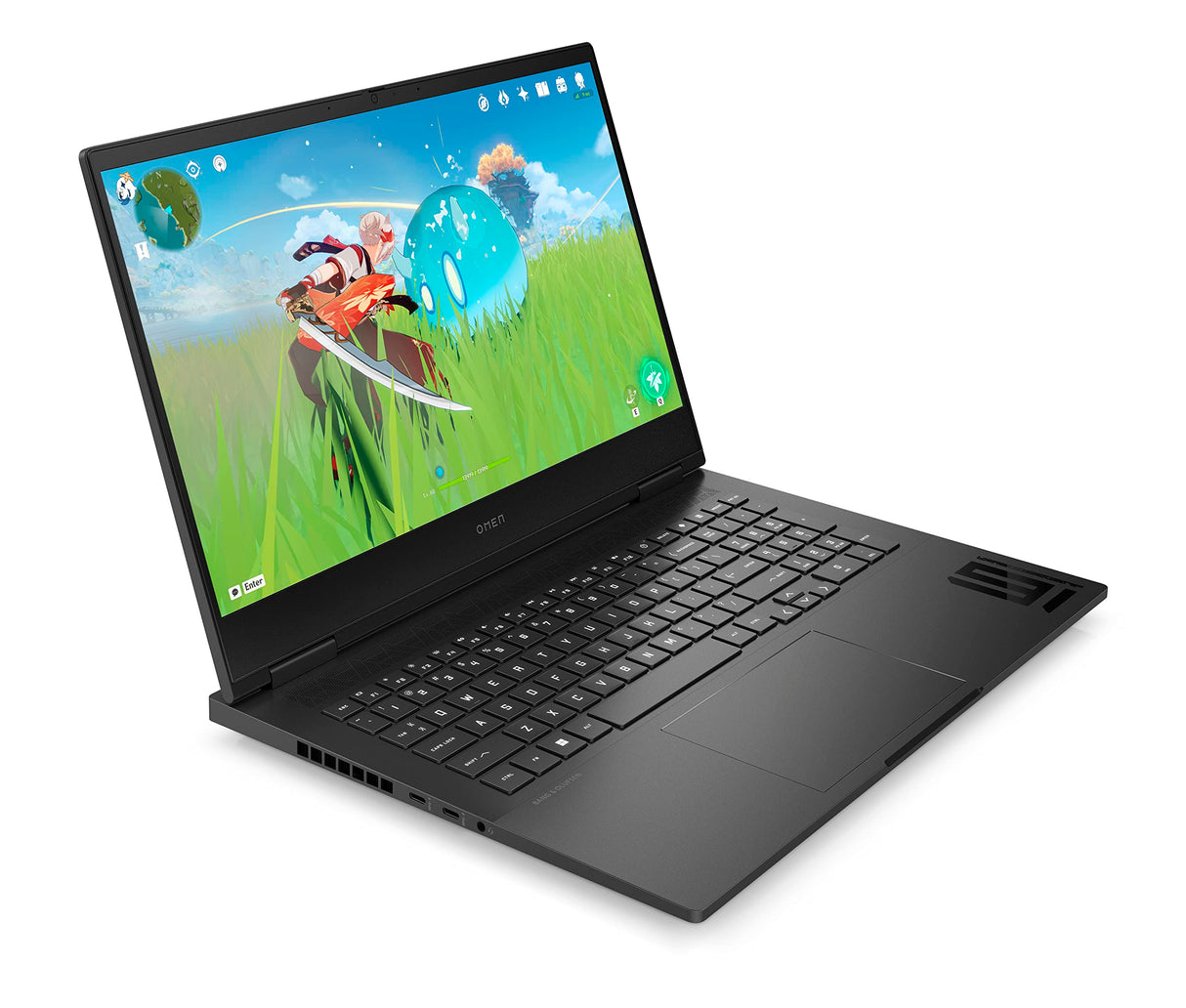 HP OMEN 16-xd0000sf PC Portable Gaming 16,1" FHD IPS (Ryzen 7-7840HS, RAM 16 GB, SSD 512 GB, NVIDIA GeForce RTX 4060 8GB, AZERTY, Windows 11 Familia) Negro sombreado