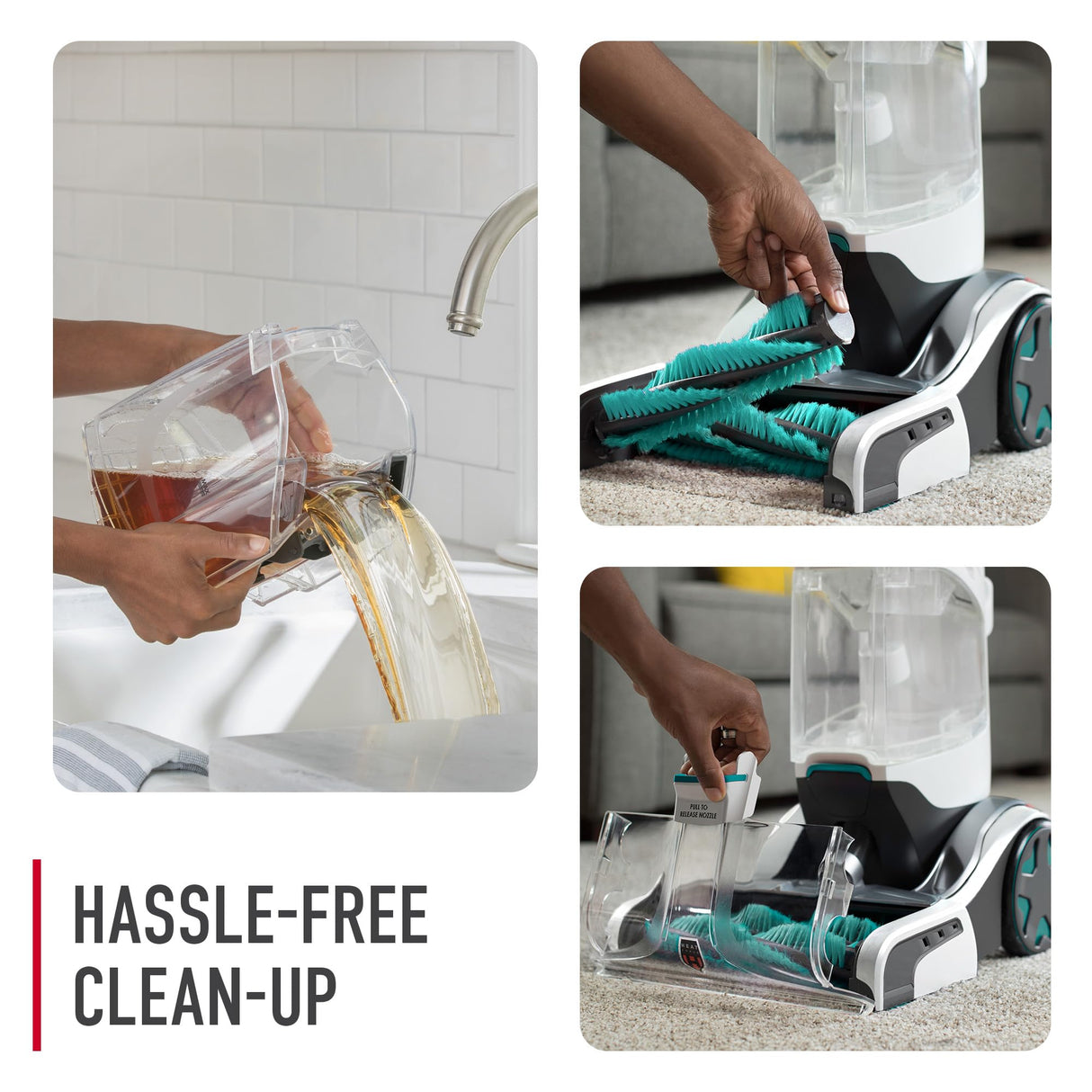 Hoover Smartwash FH52000 - Limpiador automático de alfombras, color turquesa