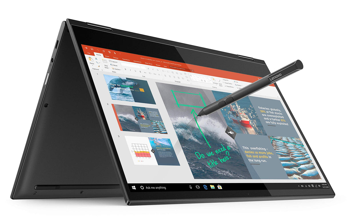 Lenovo Yoga C630 - Portátil Convertible 13.3" FullHD - (Qualcomm Snapdragon 850, 8GB RAM, 256GB SSD, Integrated Qualcomm Adreno 630 Graphics, Windows 10 Home en modo S), Gris - Teclado QWERTY Español