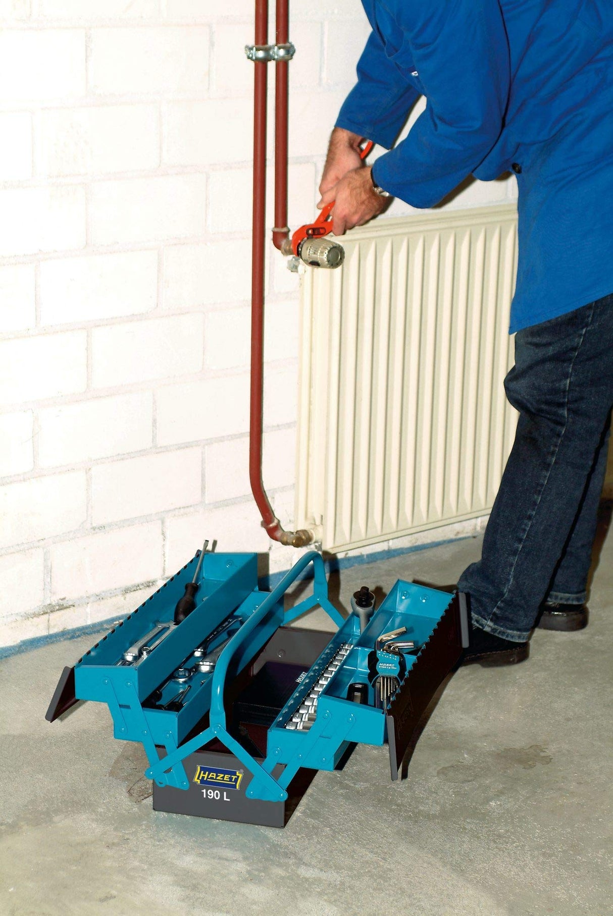 HAZET 190/80 - Juego de herramientas con Werkzeugkas