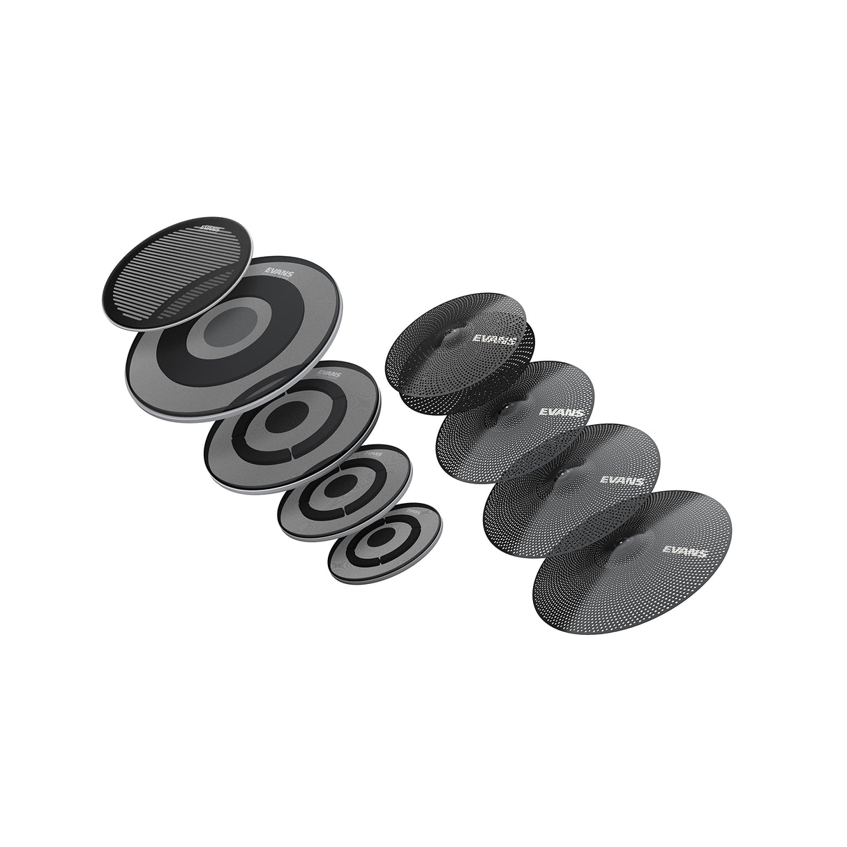 Evans dB One Drum Head Rock + 14" 22" y dB One Cymbals Pack