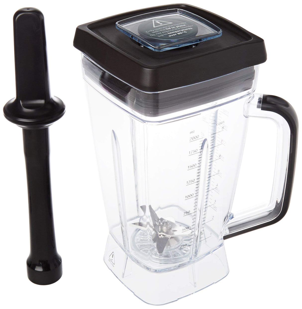 Bosch - Batidora de vaso, VitaBoost, 1600 W 6 programas, Jarra de 2,5 l, Negro, MMBH6P6B