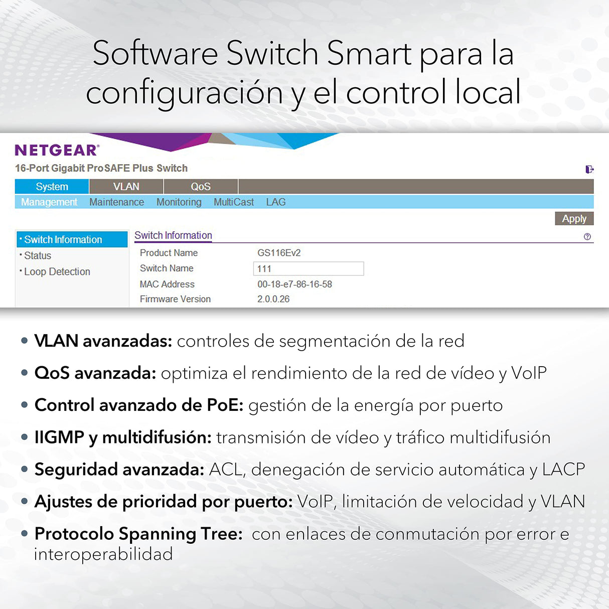 Netgear GS748T-500EUS Switch 48 Puertos