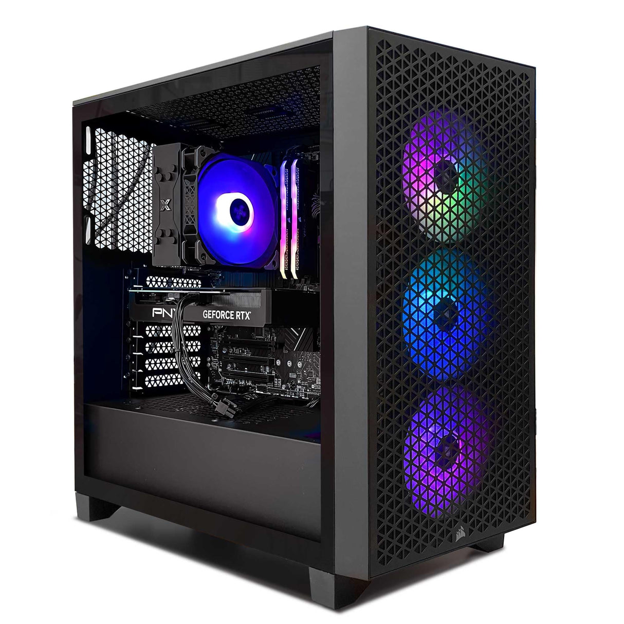 PC GAMING PC Gamer ICUE 4070 - Intel Core I5 - RTX 4070 12 GB - Corsair 3000D Airflow RGB - Tarjeta Mere MSI B760-P WiFi - Corsair Vengeance Pro SL 2X8GB DDR4 3600-1TB - Windows 11 Pro
