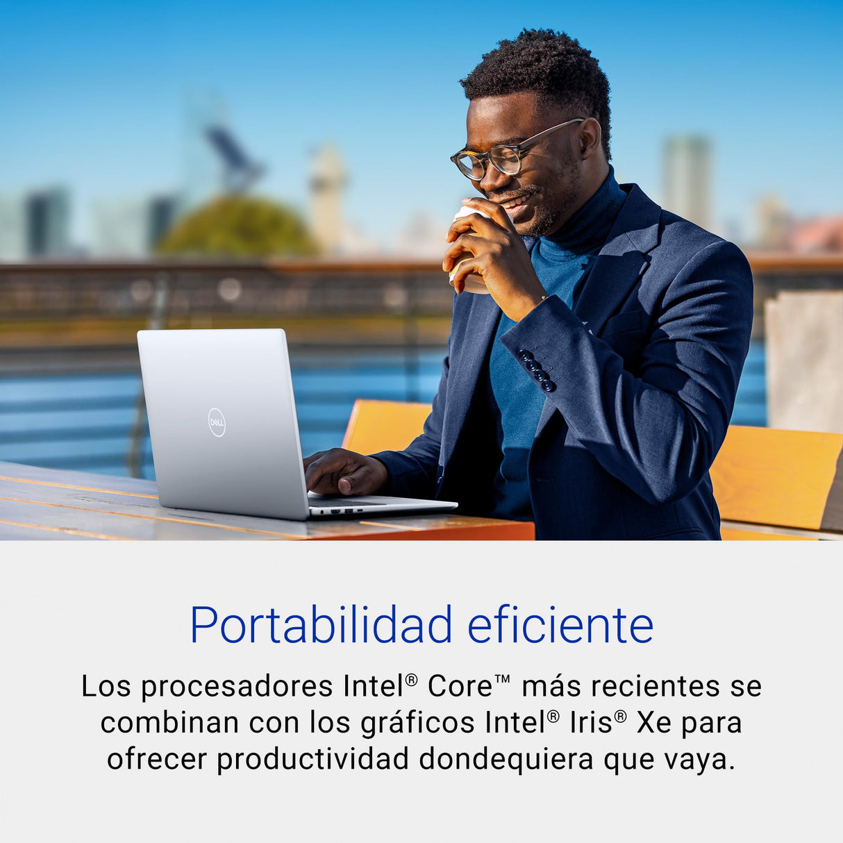 Dell Inspiron 14 5440 Ordenador Portátil de 14" FHD+, Intel Core i5-1334U, Intel Iris Xe Graphics, 16GB RAM, 512GB SSD, Fingerprint Reader, Windows 11, Teclado retroiluminado QWERTY Español, Ice Blue