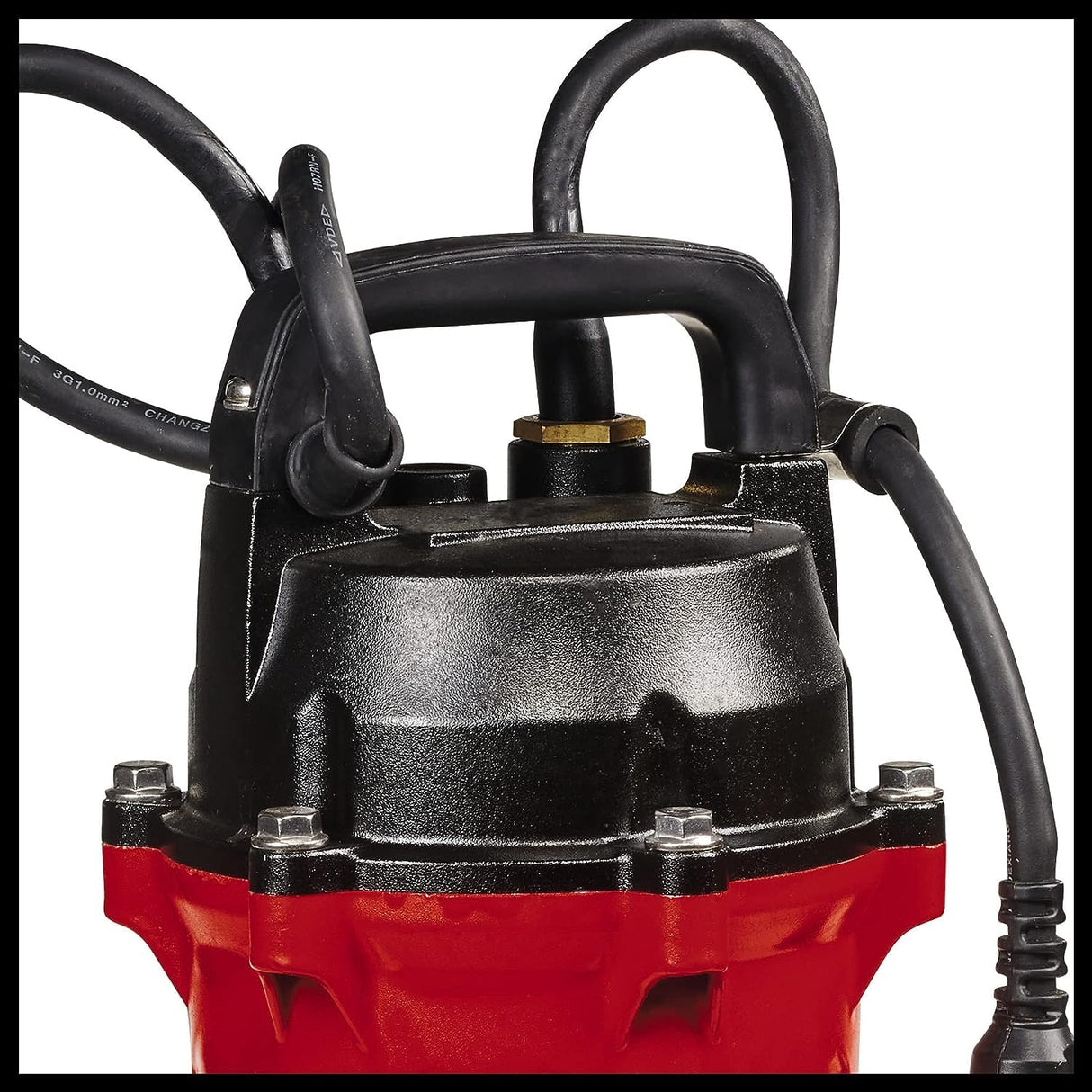 Einhell Bomba de aguas sucias GE-DP 900 Cut (900 W, caudal 16000 l/h, altura de transporte máx. 11,5 m, cuerpos extraño máx. Ø 35 mm, profundidad de inmersión 7 m, sistema de corte integrado)