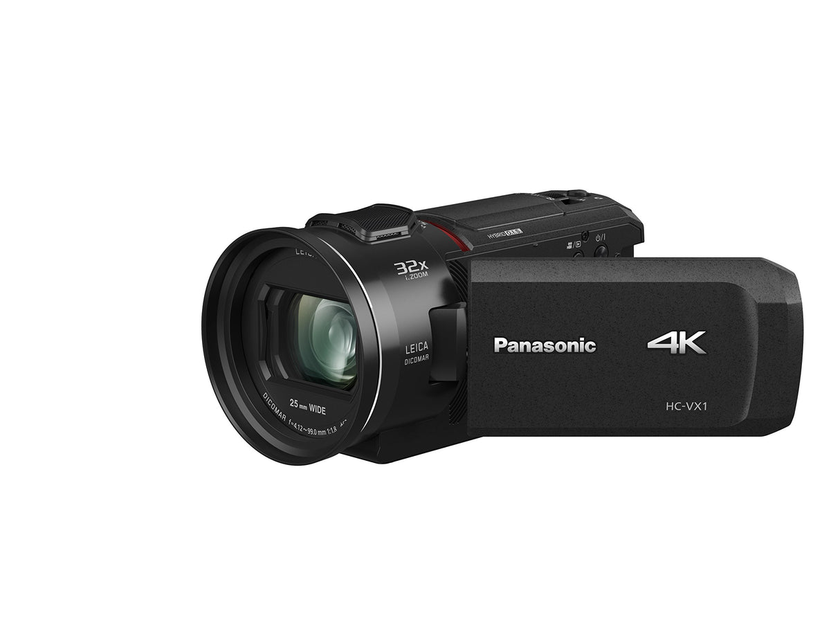 Panasonic HC-VX1EB-K Cámara de vídeo 4K con Lente Leica Dicomar - Negro
