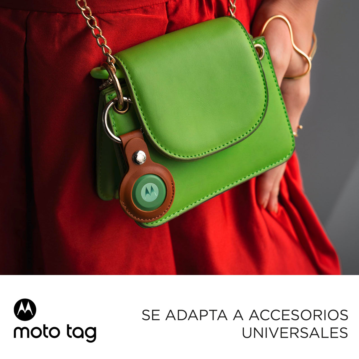 Motorola Moto Tag, fácil de configurar y localizar, protección Frente al Seguimiento no Deseado, Bluetooth y precisión UWB, autonomía 1 año, protección bajo Agua, Pack de 4 (Azul y Verde)