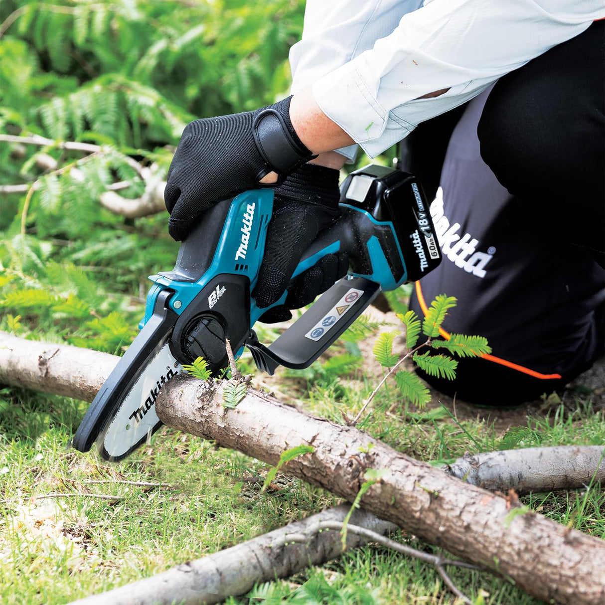 Makita DUC101Z - Sierra de podar sin escobillas, 18 V, iones de litio, LXT de 100 mm, baterías y cargador no incluidos
