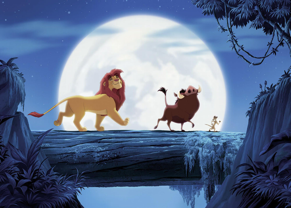 Komar WTD - Papel pintado fotográfico para habitación infantil (350 x 250 cm), diseño de El Rey León de Disney