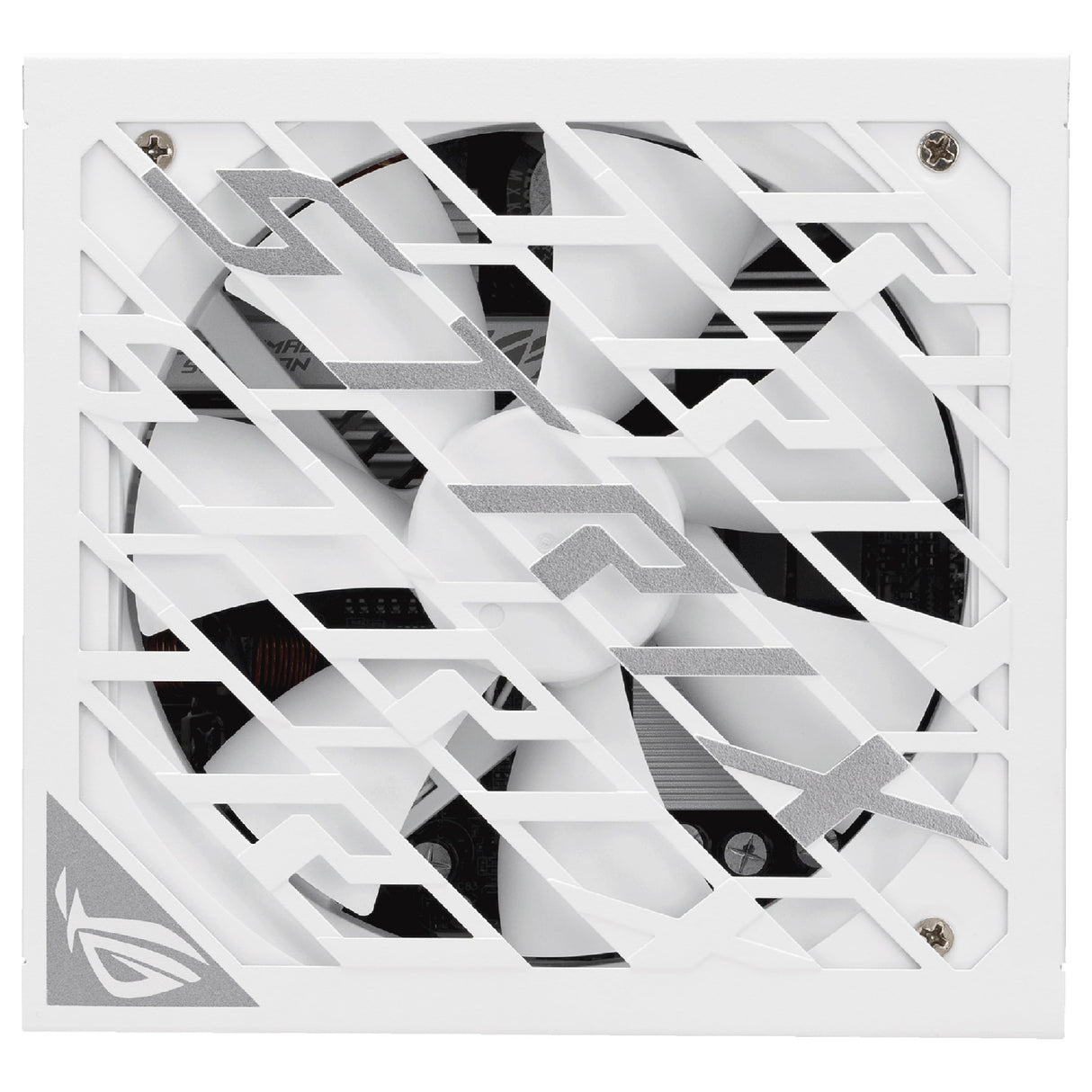 ASUS ROG Strix 1000W Platinum White Edition, Fuente de alimentación ATX Modular, 80 Plus Platinum, ATX 3.1, PCIE 5.1, Conector 12V-2x6, MOSFET GAN, estabilizador de Voltaje 'GPU-First'