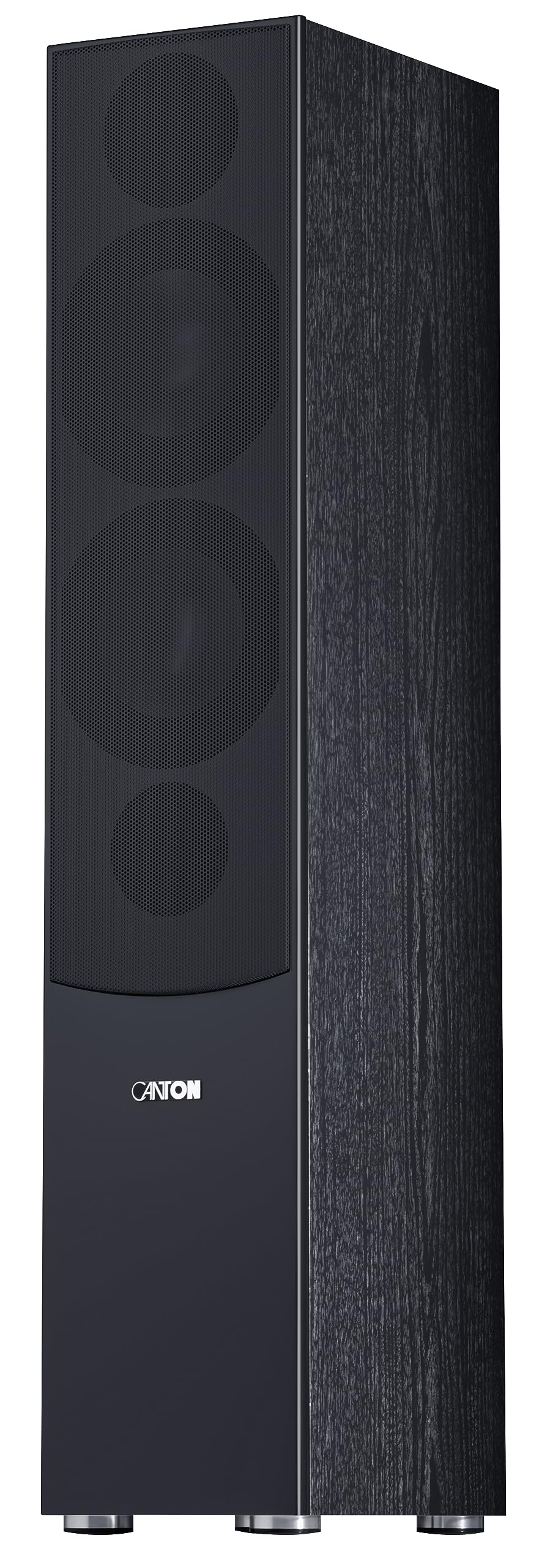 Canton Gle 470.2 110W Altavoces (Piso, 2,54 cm (1"), 17,8 cm (7"), 17,8 cm (7"), Aluminio, 110 W Negro