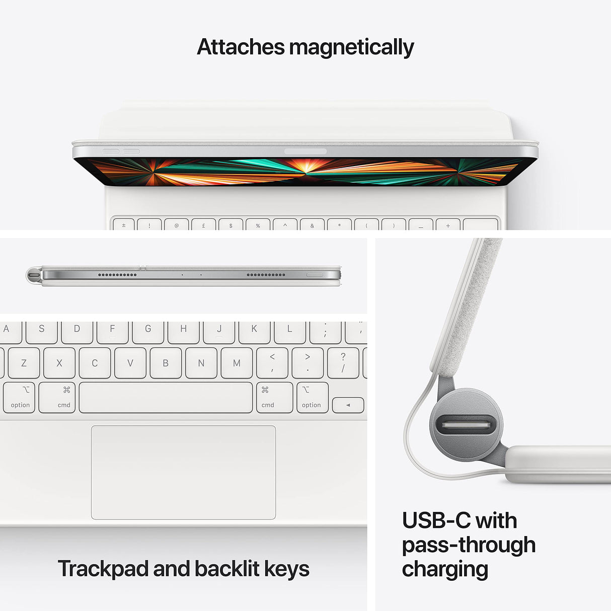 Apple Magic Keyboard (para el 12.9-Inch iPad Pro - 5.ª generación) - Inglés británico - en Negro