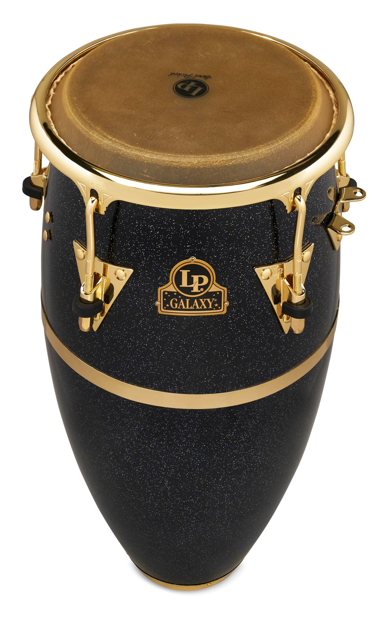 Conga Latin Percussion Galaxy Fiberglass Quinto 11" LP808Z, Holo Sparkle, Hardware dorado