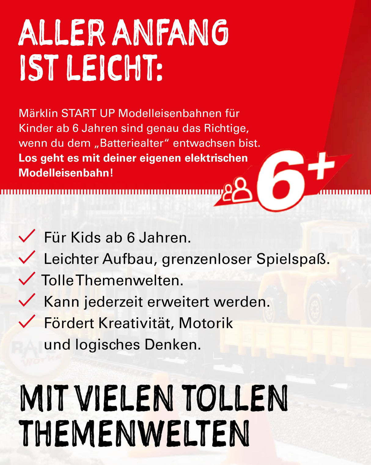 Märklin Start up 74924 - Paso de Tren automático (vía H0)