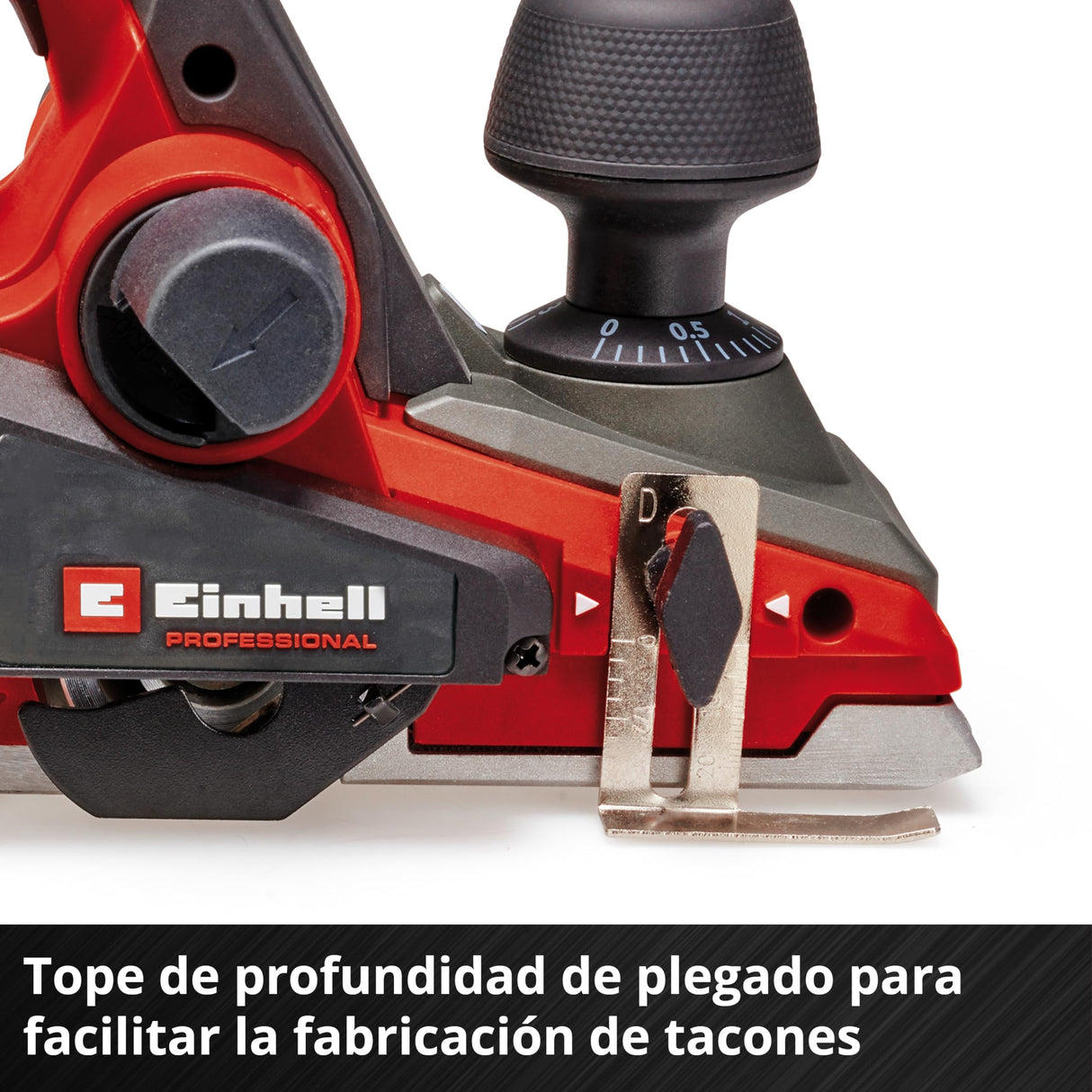Einhell Professional Depilo manual con batería TP-PL 18/3 Li BL-Solo Power X-Change (18V, sin escobillas, ancho de cepillado de 82 mm, ancho de viruta hasta 3 mm, eje de cuchilla, zapata, sin batería)