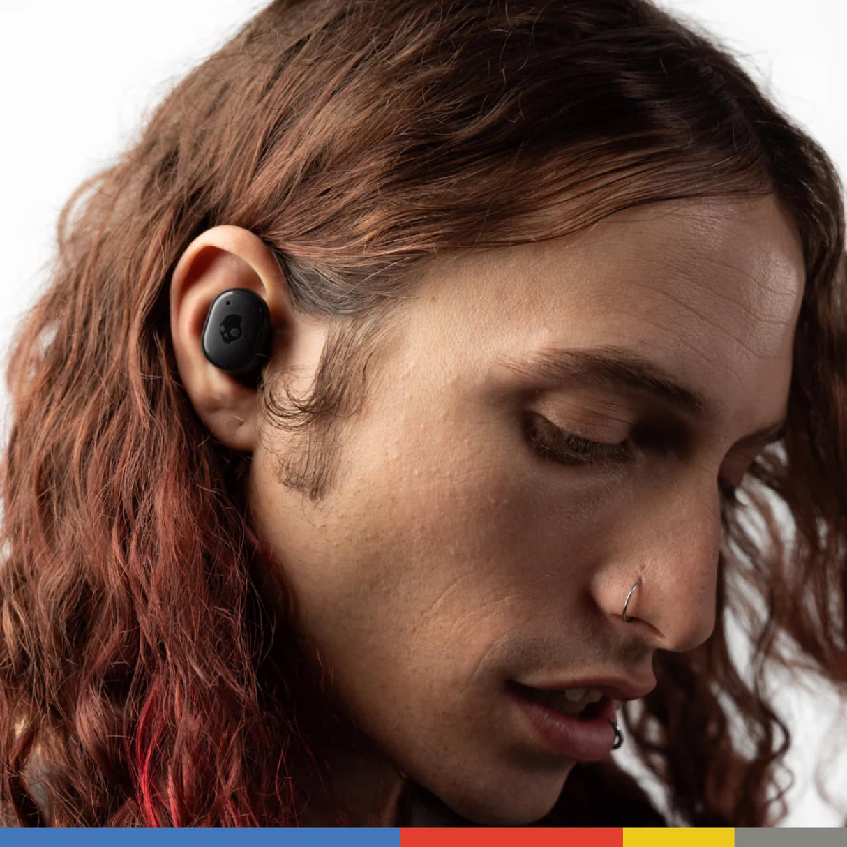 Skullcandy Grind Auriculares In-Ear Inalámbricos, 40 h de Autonomía, Skull-iQ, con Alexa Habilitada, Micrófono, Compatibles con iPhone Android y Dispositivos Bluetooth - Gris Claro