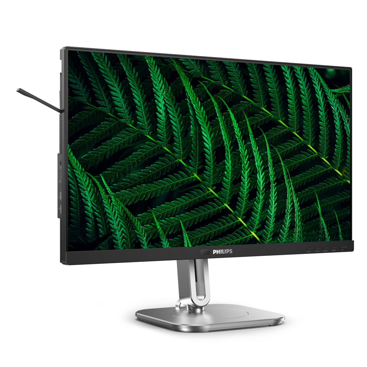 Philips 24B2G5301 Monitor 24" FHD, WLED, 100 Hz, IPS, 4 ms GtG, Adaptive Sync., TUV EyeSafe, Altavoces, Altura Ajustable (1920x1080, 1x HDMI 1.4, 1x DP 1.4, USB-C) Gris Oscuro
