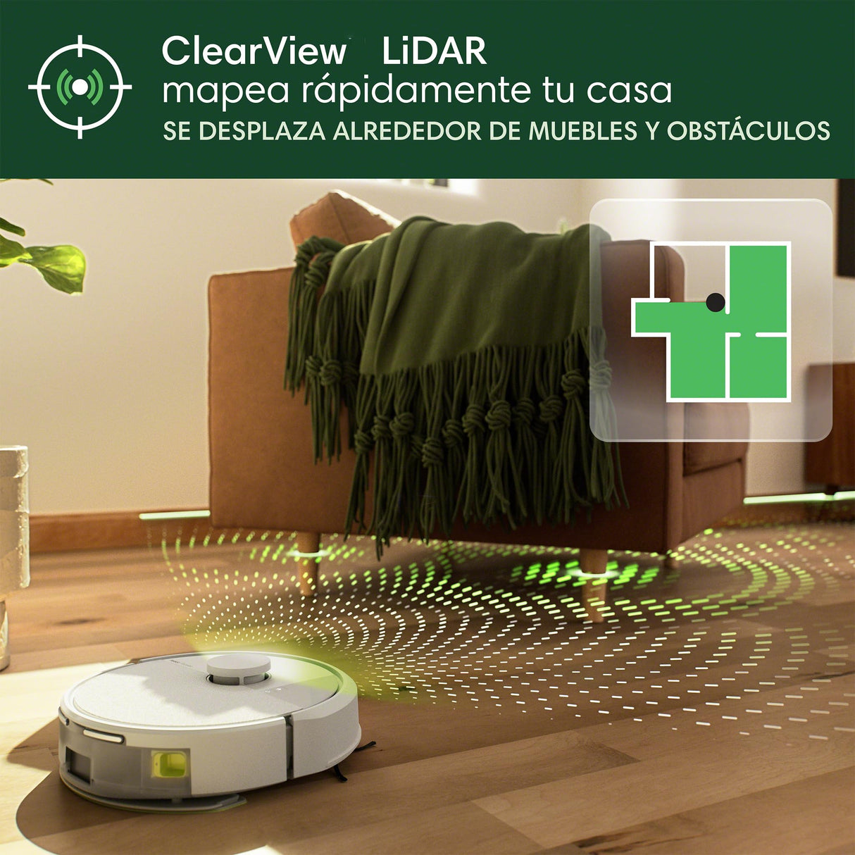 iRobot Roomba 205 DustCompactor Combo robot, Compacta la suciedad en interior, Autonomía de 60 días sin vaciar el robot, Succión potente y alto rendimiento, Navegación LiDAR,Limpieza multisuperficie_B
