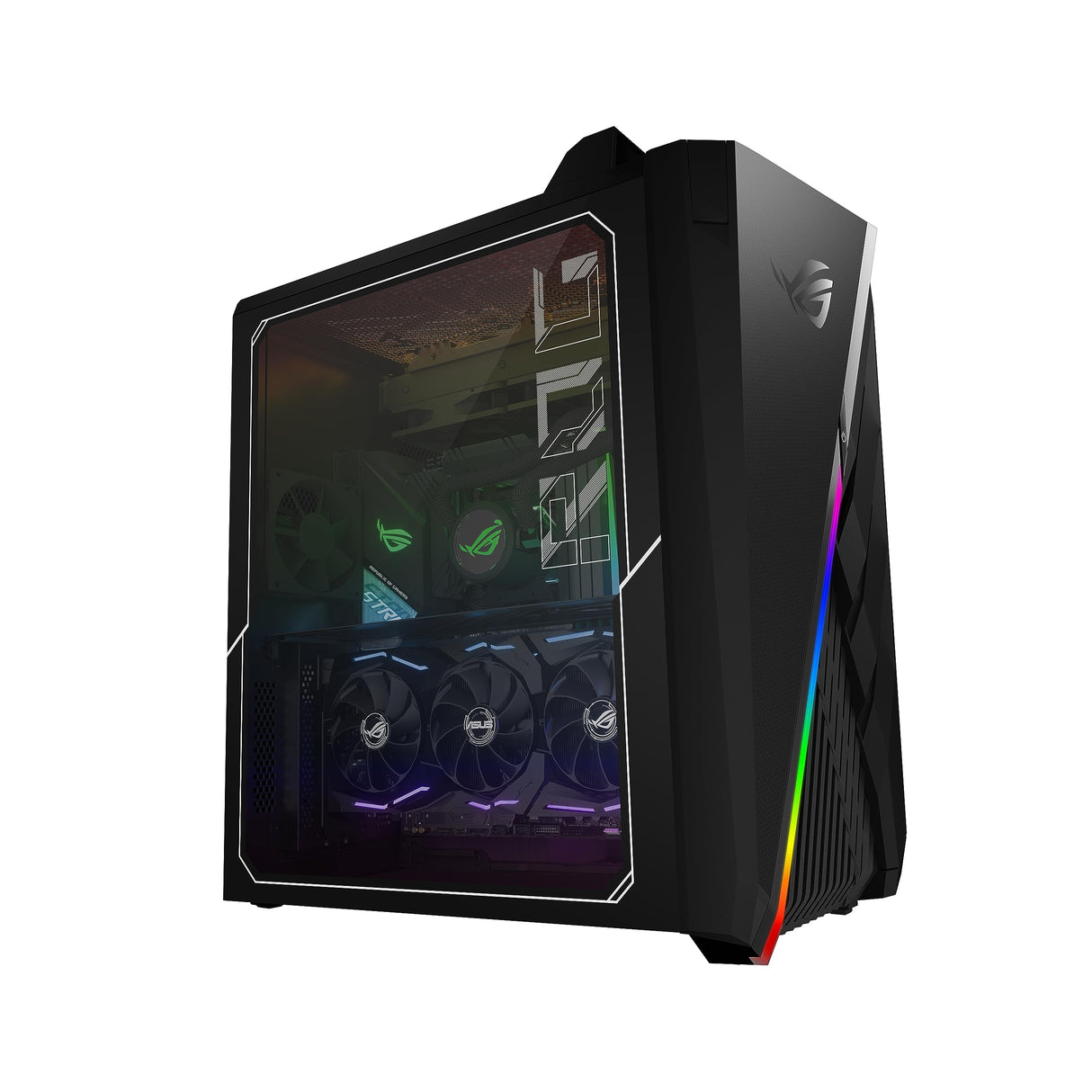 Asus ROG Strix GA35 G35DX-SP007D - Sobremesa Gaming (AMD Ryzen 7 5800X, 32GB RAM, 1TB y 1TB SSD, NVIDIA RTX 3080 10GB, Sin Sistema Operativo), Negro Estrella