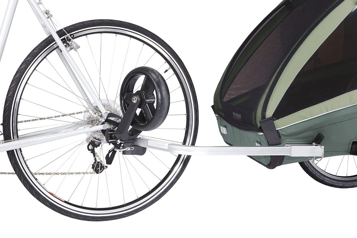 Thule, Coaster XT, Remolque De 2 Plazas para Bicicletas, Verde, U, Admirador Unisex