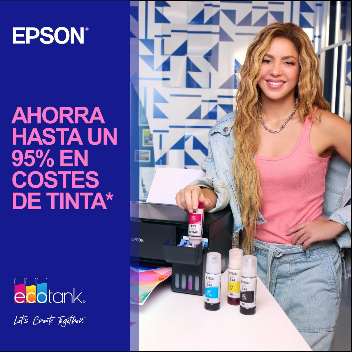 Impresora fotográfica EcoTank ET-8500 A4 con depósito de tinta y Wi-Fi