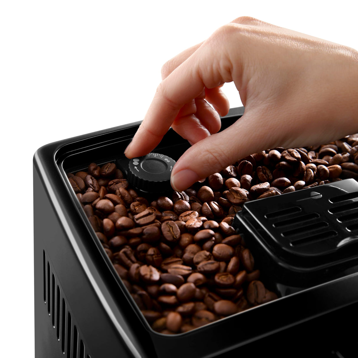 De'Longhi ECAM350.15.B Basic Cafetera superautomática, 1450 W, 2 Cups, Acier inoxydable, Negro