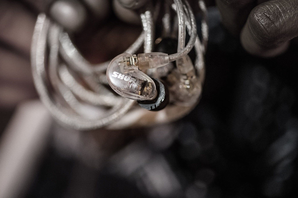Shure SE215-CL Transparente Intraaural auricular - Auriculares (Intraaural, Alámbrico, 22 - 17500 Hz, 107 dB, 20 Ω, Transparente)