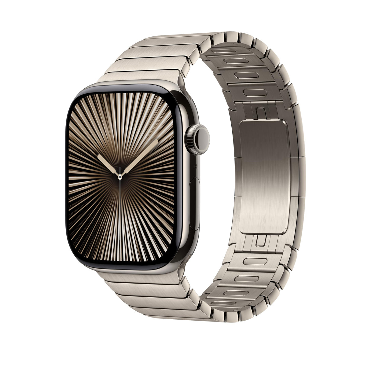 Apple Watch Band - Pulsera de eslabones - 46 mm - Natural - Talla única (se adapata a la mayoría de muñecas)