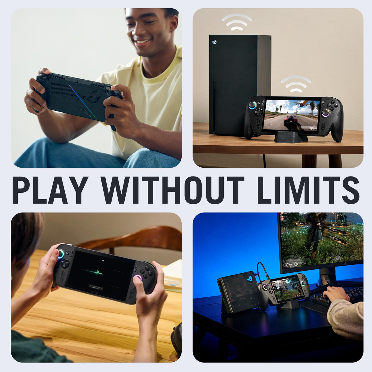 ASUS ROG Xbox Ally X - Consola Portátil Gaming 7" Full HD 120Hz (AMD Ryzen AI Z2 Extreme, 24GB RAM, 1TB SSD, Batería 80Wh, Windows 11, Consigue 3 meses gratis de Game Pass Premium) - Color Negro