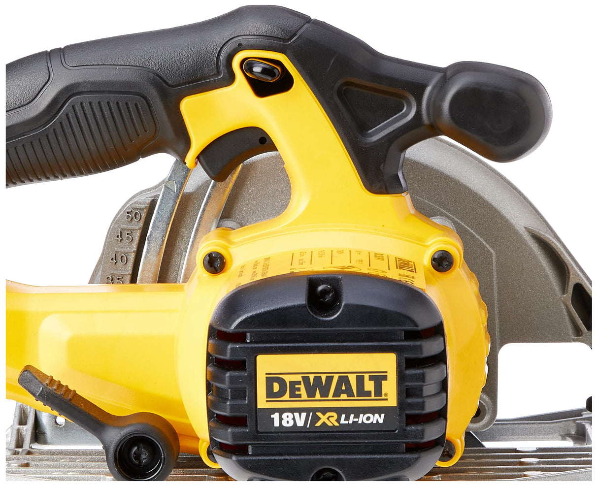 DeWalt DCS391N-XJ - Sierra circular XR 18V, diámetro de165 mm y 55 mm de profundidad sin cargador/batería, Arándano