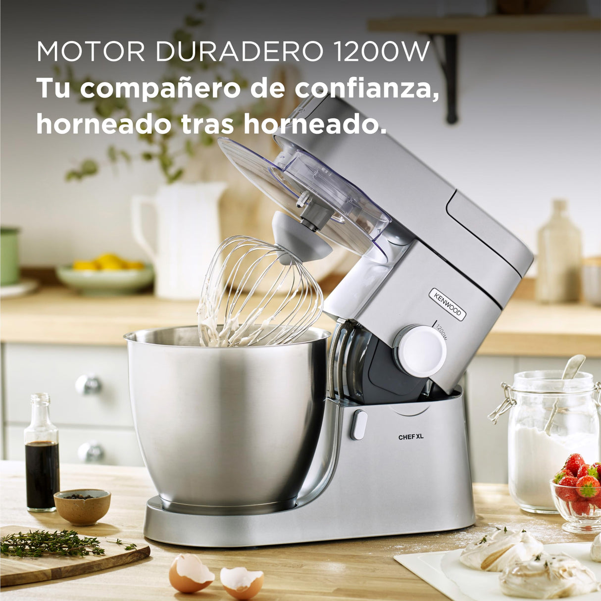 Kenwood KVL4100S Amasadora Planetaria, 50 W, 6.7 Litros, Plata