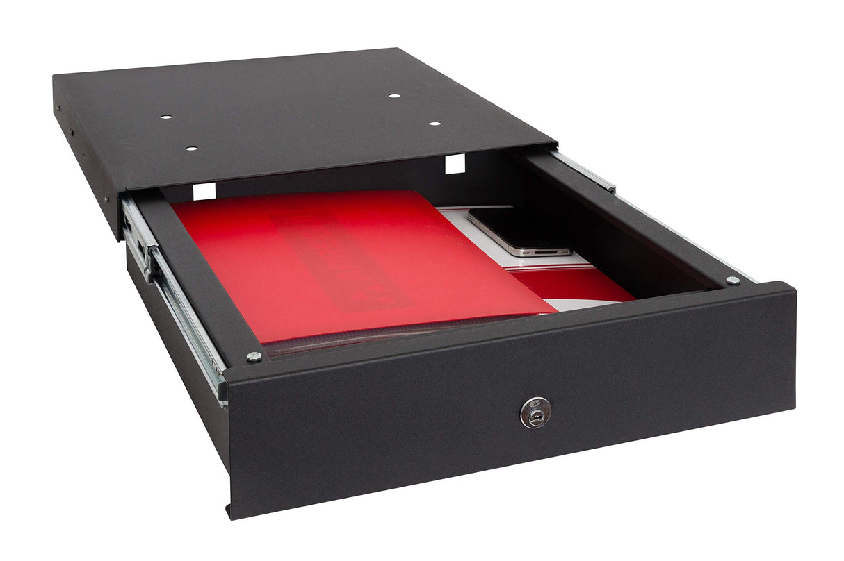 ARREGUI - Caja fuerte camuflada para zócalo de cocina, color negro